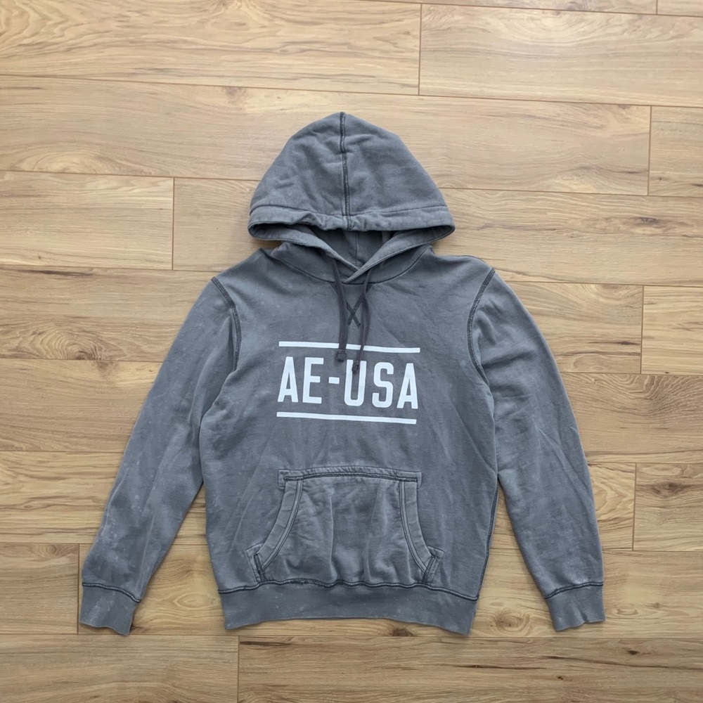 💨American Eagle Hooded Sweatshirt (Sz S)